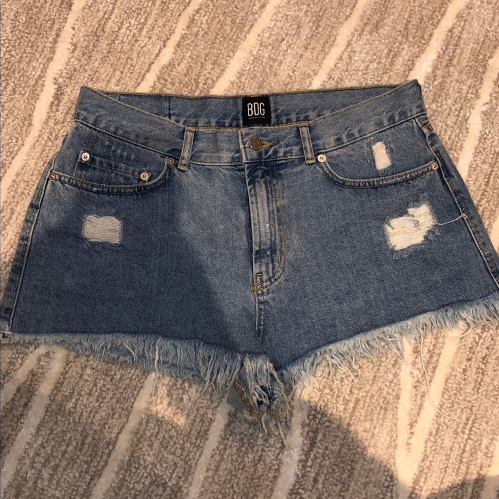 BDG High Waisted Jean Shorts